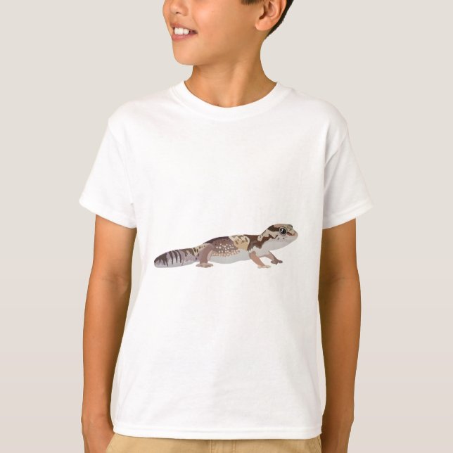 F ist für Fat Tail Gecko T-Shirt (Vorderseite)