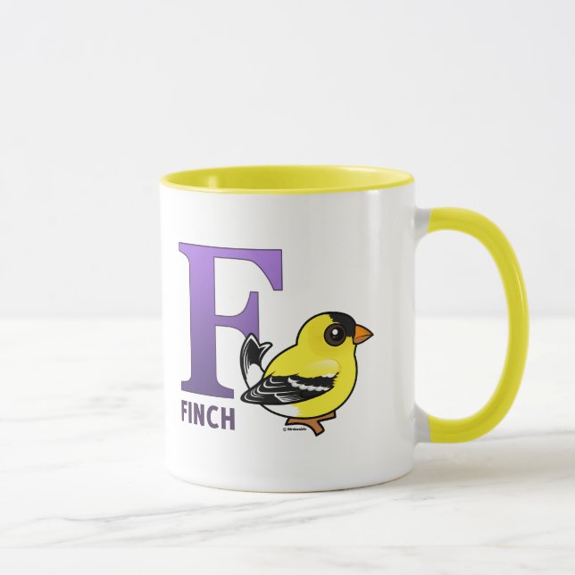 F ist für Finch Tasse (Rechts)