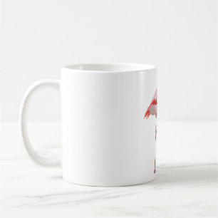 F ist für Flamingo Kaffeetasse