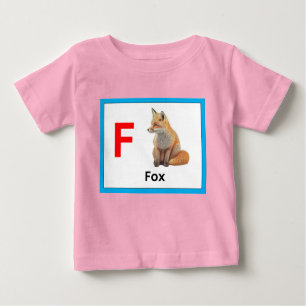 F ist für Fox Baby T-shirt
