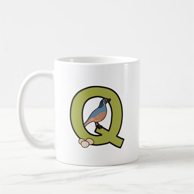 F ist für... personalisierten Schlamm. Kaffeetasse (Links)