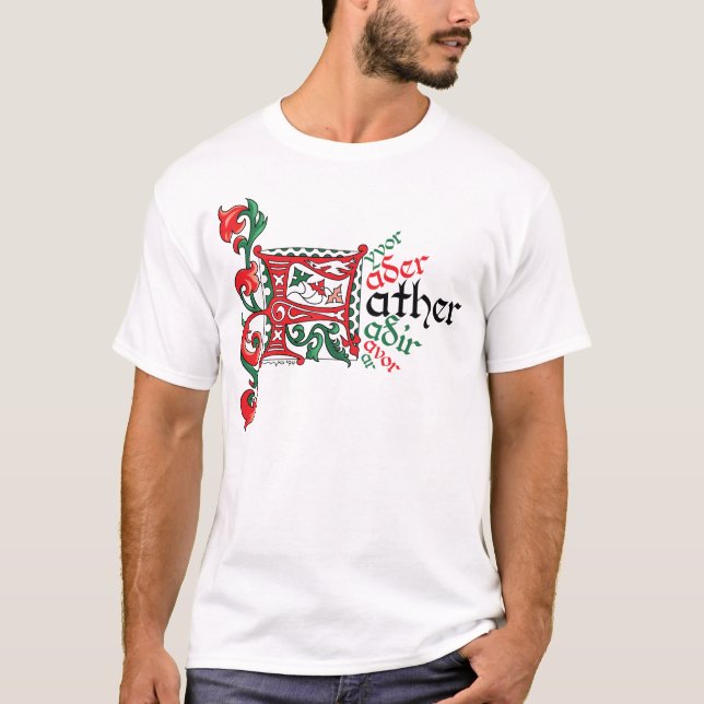 F ist für Vater T - Shirt (Vorderseite)