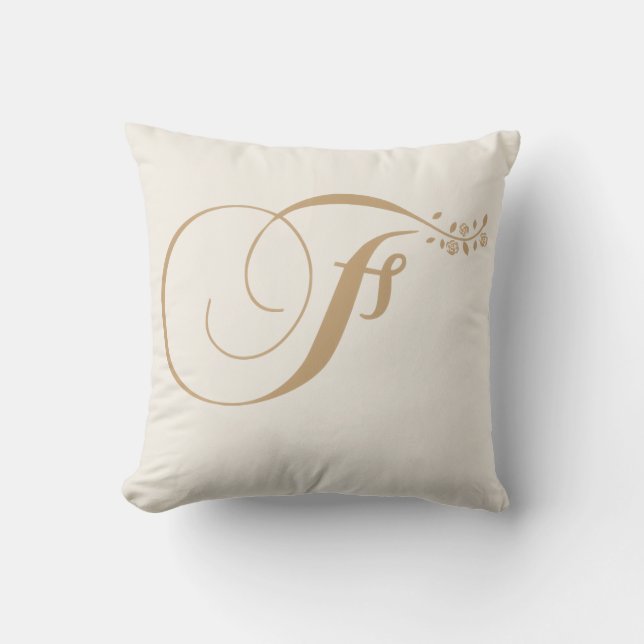 F Kissen Creme (Vorderseite)