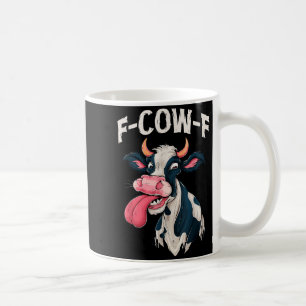 F-Kuh-f Lustiges Meme Fcowf Kuh Männer Frauen Kaffeetasse