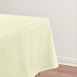 F & L Bright Yellow Gingham Tischdecke
