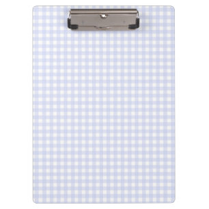 F & L Lila Gingham Klemmbrett