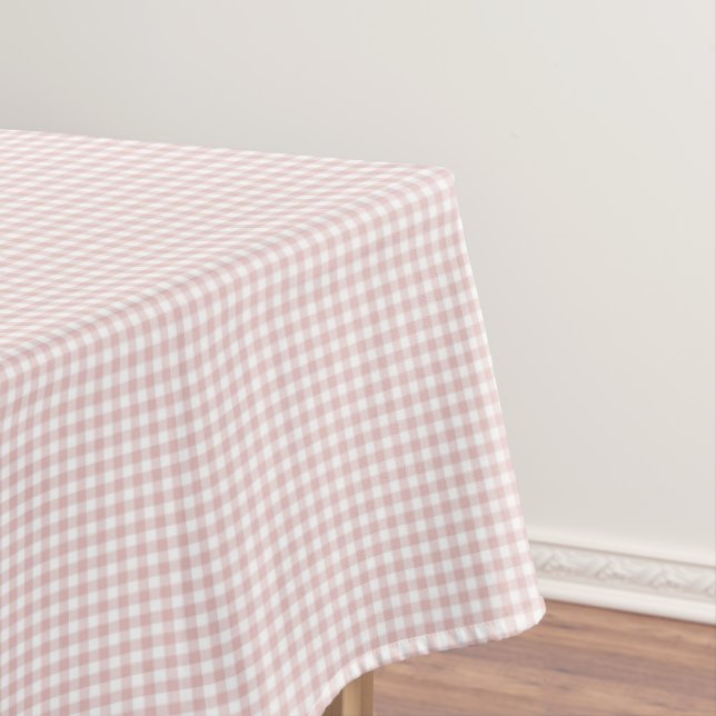 F & L Peach Gingham Tischdecke (Beispiel)