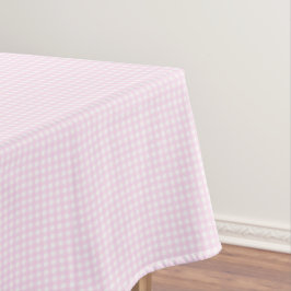 F & L Pink Gingham Tischdecke