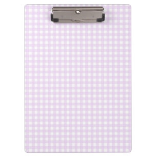F & L rosa Gingham Klemmbrett