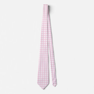 F & L Rosa Gingham Krawatte