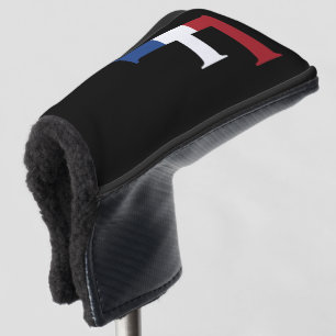 F Monogram überlagert sich auf der NLD-Flagge auf Golf Headcover