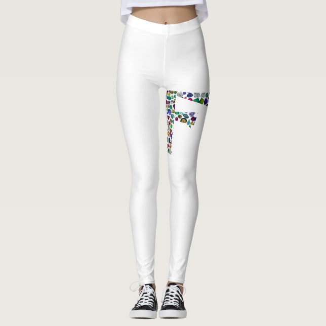 F Monogramm Leggings (Vorderseite)