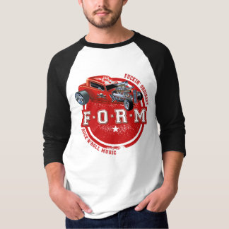 F.O.R.M HotRod grundlegender 3/4 HülseRaglan T-Shirt