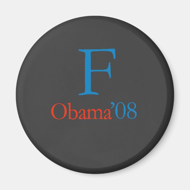 F OBAMA MAGNET (Vorne)