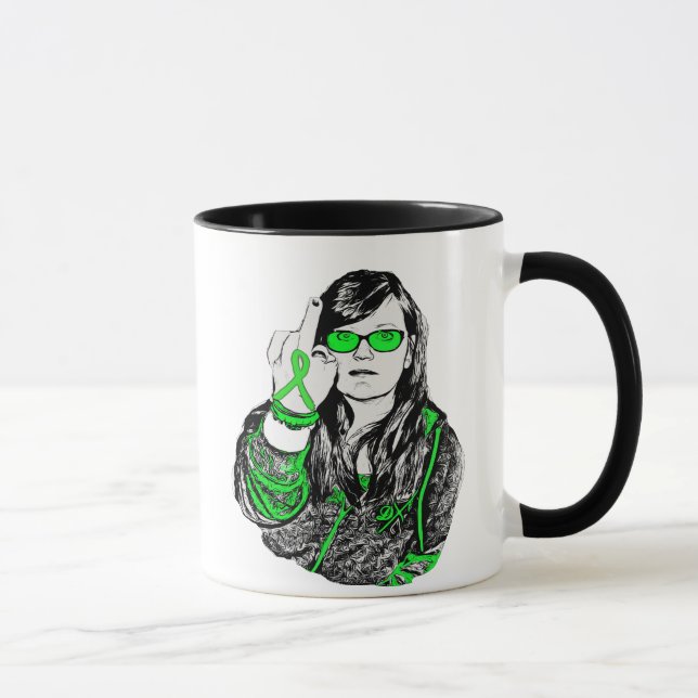 F Off Lyme Disease Coffee Tasse (Rechts)