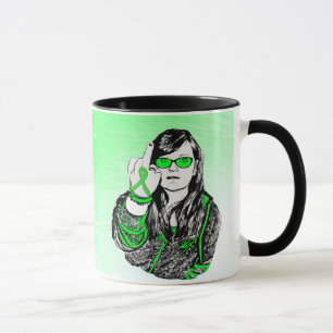 F Off Lyme Disease Coffee Tasse