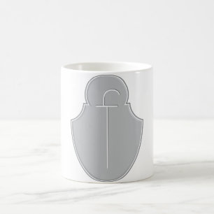 F Plaque Emblem Monogram Tasse