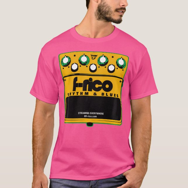 F-Rico Guitar Pedal Stomp Box Rhythm Blues Rb Eff T-Shirt (Vorderseite)