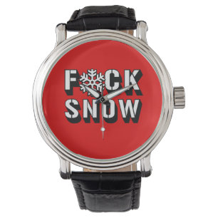F- SCHNEE ARMBANDUHR