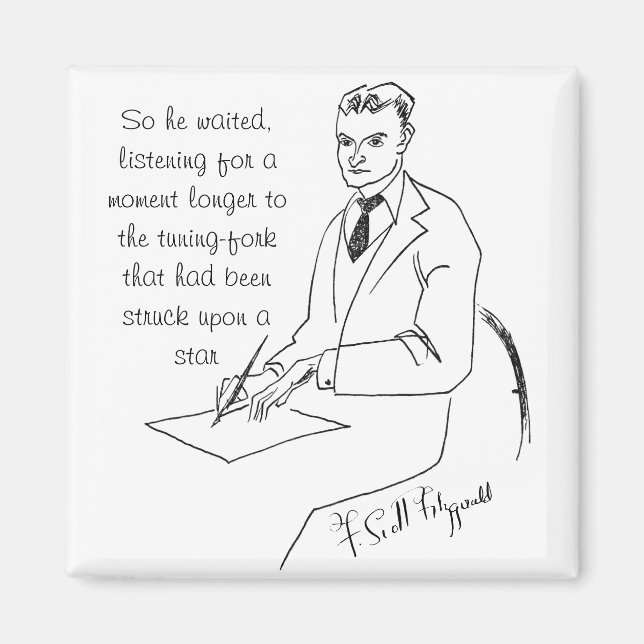 F. Scott Fitzgerald Magnet (Vorne)