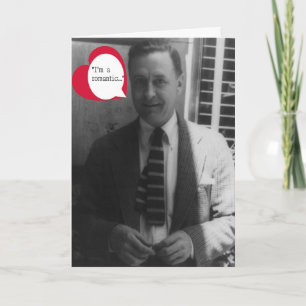 F. Scott Fitzgerald Valentine Feiertagskarte
