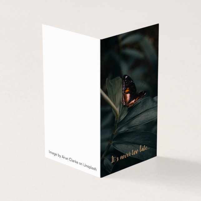 F. Scott Fitzgerald Zitat (Vorderseite)