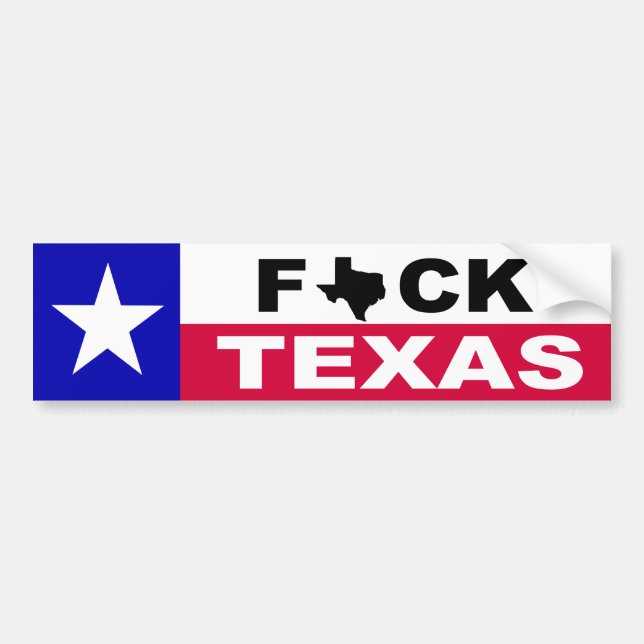 F TEXAS AUTOAUFKLEBER (Vorne)