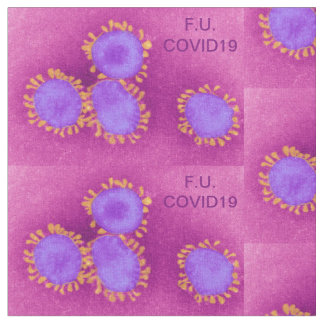 F.U.COVID19 Pink Stoff