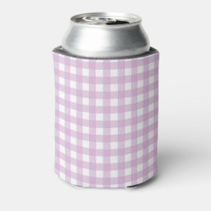 F und L Pink Gingham Dosenkühler
