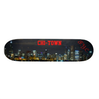 F.Y.C. CHI-TOWN Skyline-Skateboard Skateboard