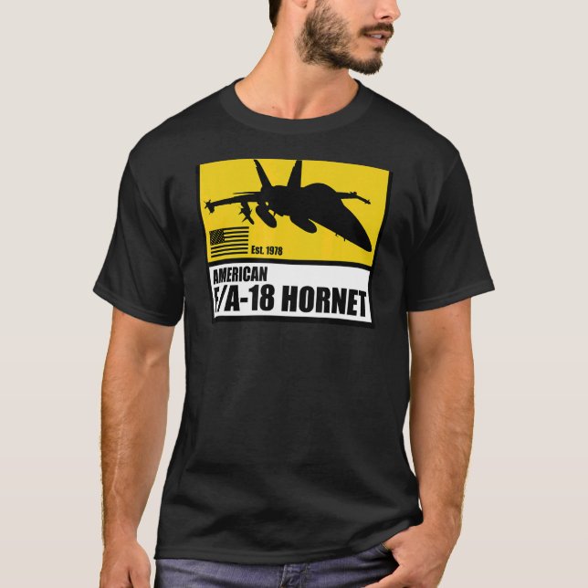 FA 18 Hornet T-Shirt (Vorderseite)