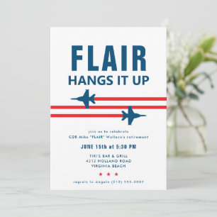 FA-18E Super Hornet Fighter Jet Party Einladung