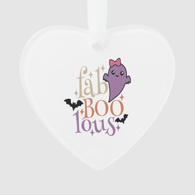 Fa BOO Lous Fa BOO Lous Halloween Ghost Ornament (Vorderseite)