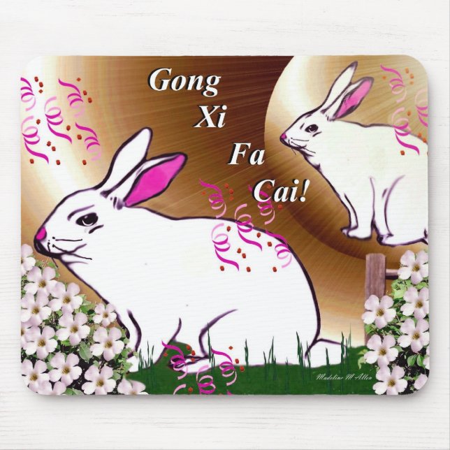 Fa Cai der Klingel-XI Mousepad (Vorne)