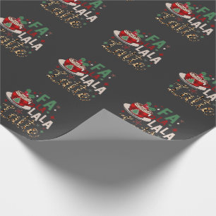 Fa Fa La Latte Funny Weihnachten Weihnachten Geschenkpapier