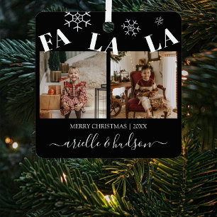 Fa La 2 Foto Weihnachtsbaum Ornament Aus Metall