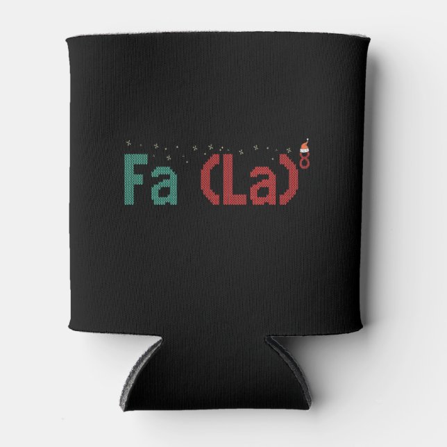FA (LA)8 Funny Nerdy Math Weihnachtsgeschenk Dosenkühler (Vorderseite)