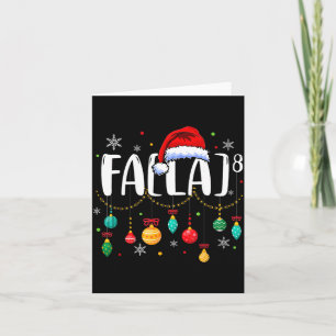 Fa (la) 8 Lustiger Weihnachtsmann Fa La Mathematik Karte