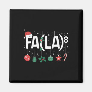 Fa (la)8 Lustiges Weihnachten Santa Fa La Matheleh Magnet