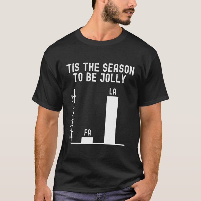 Fa La 8 Math Pun Mathe Teacher T-Shirt (Vorderseite)