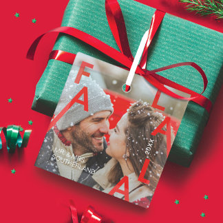 Fa La Bold Letters Minimalistisch Modernes Foto Ornament Aus Glas