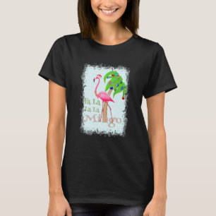 Fa La Christmas Flamingo Beach Xmas T-Shirt