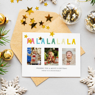 Fa La Christmas Niedliche Pastete 3 Foto Collage Magnetkarte