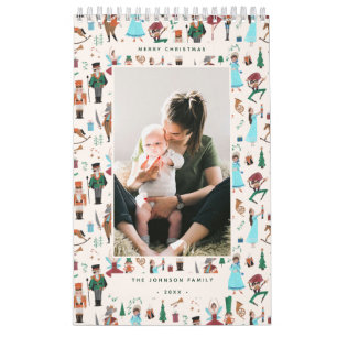Fa La Christmas Nutcracker Ballet Dancer Foto Kalender