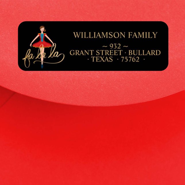 Fa La Christmas Nutcracker Ballett Tänzer Black (Von Creator hochgeladen)