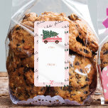 Fa La Christmas Tree Pink Vintag Van zu & von<br><div class="desc">Feiern Sie die magische und festliche Urlaubssaison mit unserem maßgeschneiderten Urlaub zu und von den Aufklebern gif Tags. Unser Vintages Urlaubsdesign zeichnet sich durch einen niedlichen, mädchenhaften Retrovan aus, der einen Weihnachtsbaum trägt. Die Worte fa la la sind handgeschrieben. Anpassen mit Familienmonogramm. Alle Illustrationen sind handgezeichnet Originalwerke von Moodthology Papery....</div>