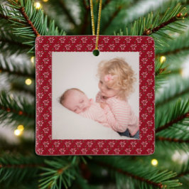 Fa La Festive Holly Weihnachten Keramikornament