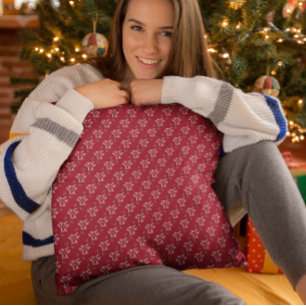 Fa La Festive Holly Weihnachten Kissen