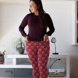 Fa La Festive Holly Weihnachten Leggings