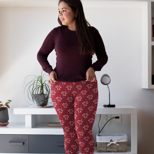 Fa La Festive Holly Weihnachten Leggings (Von Creator hochgeladen)
